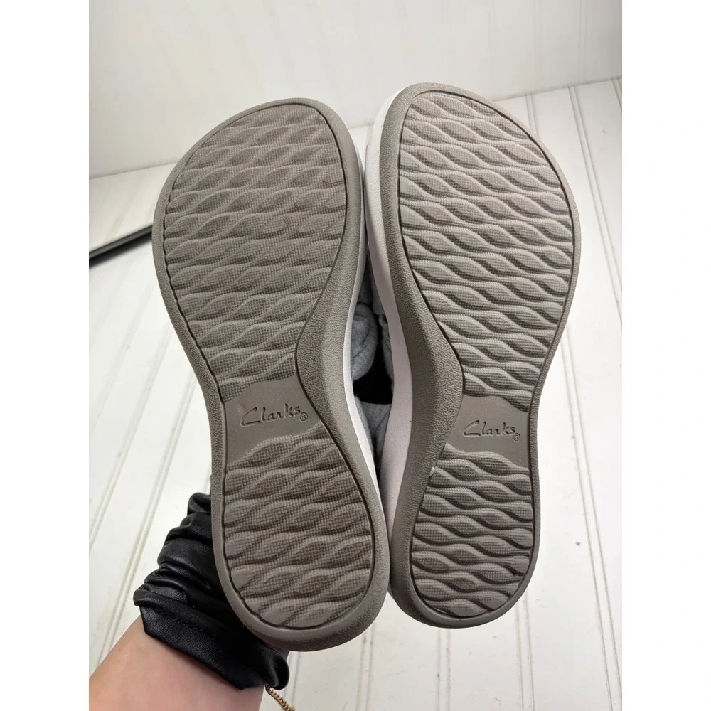 Clarks Cloudsteppers Arla Meg Gray Slingback Sandals Women's Size 7 $86